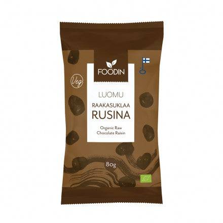 Foodin Raakasuklaa Rusina Luomu 80 g - integratoridirecthub.com