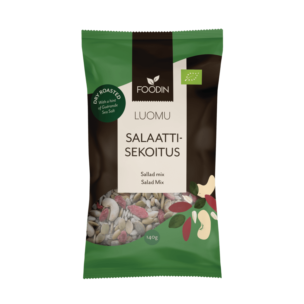 Foodin Salaattisekoitus Luomu 140 g - integratoridirecthub.com