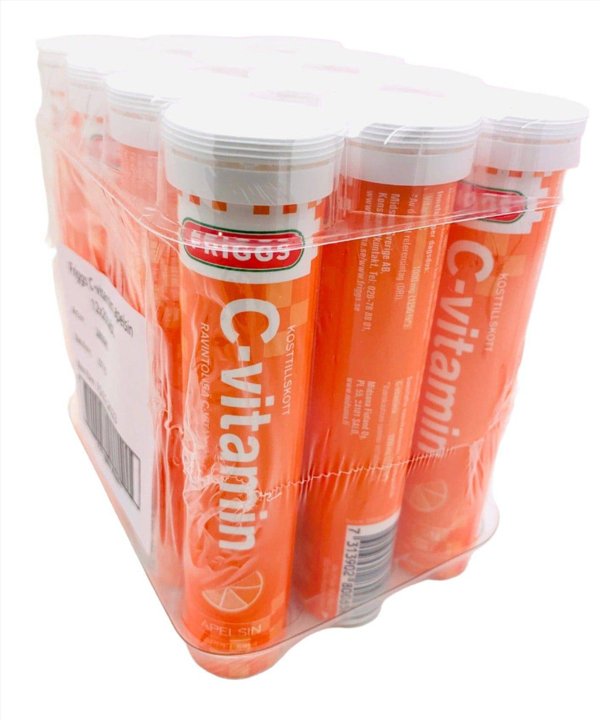 Friggs C-vitamiinipore Appelsiini 1000 mg 12 x 20 poretablettia - integratoridirecthub.com