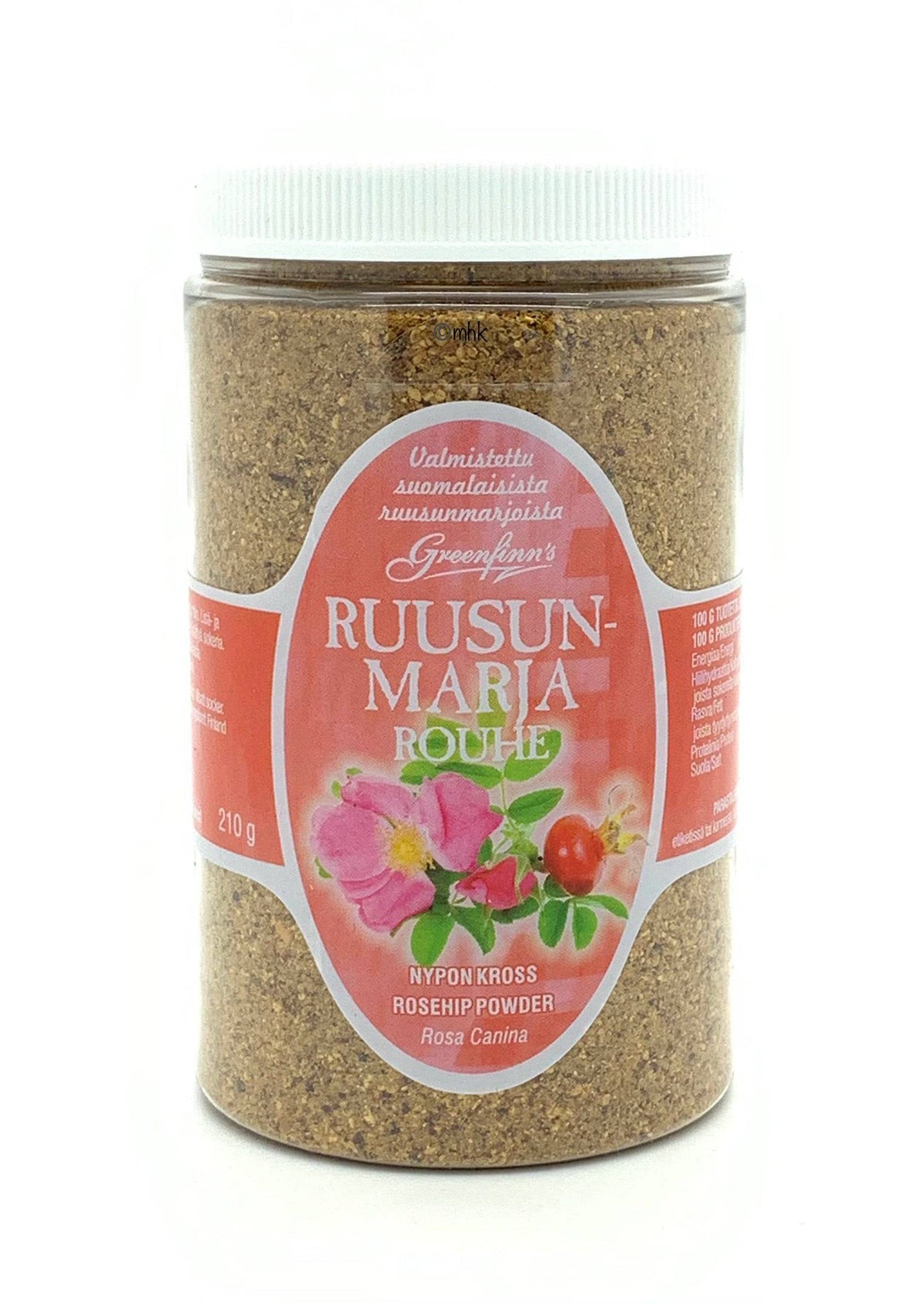 Greenfinn's Ruusunmarjarouhe 210 g - integratoridirecthub.com