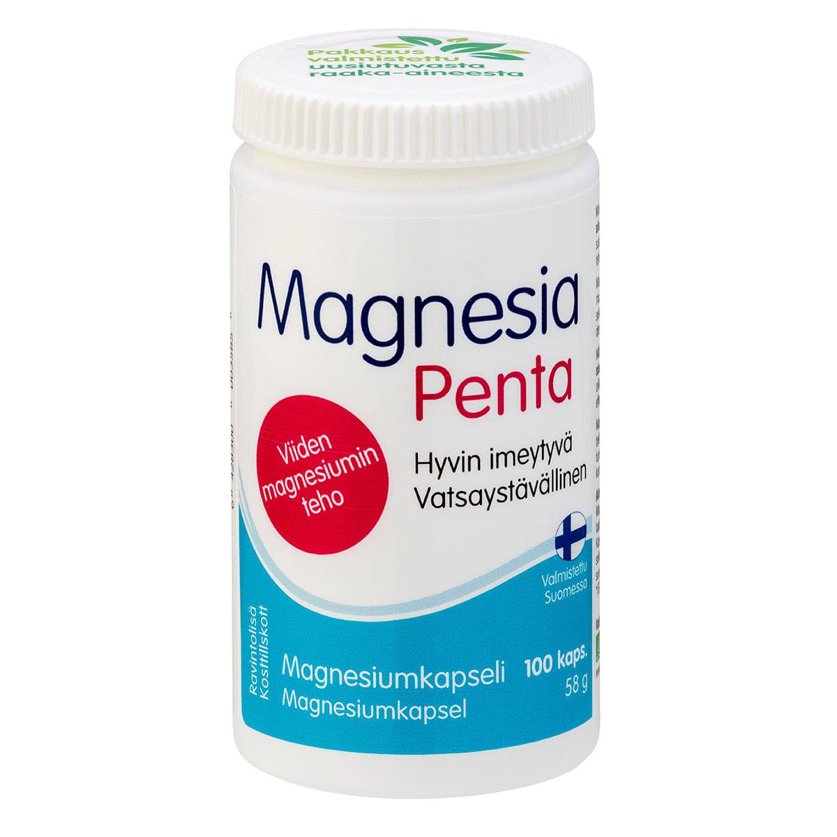 Magnesia Penta - magnesiumkapseli 100 kaps. - integratoridirecthub.com