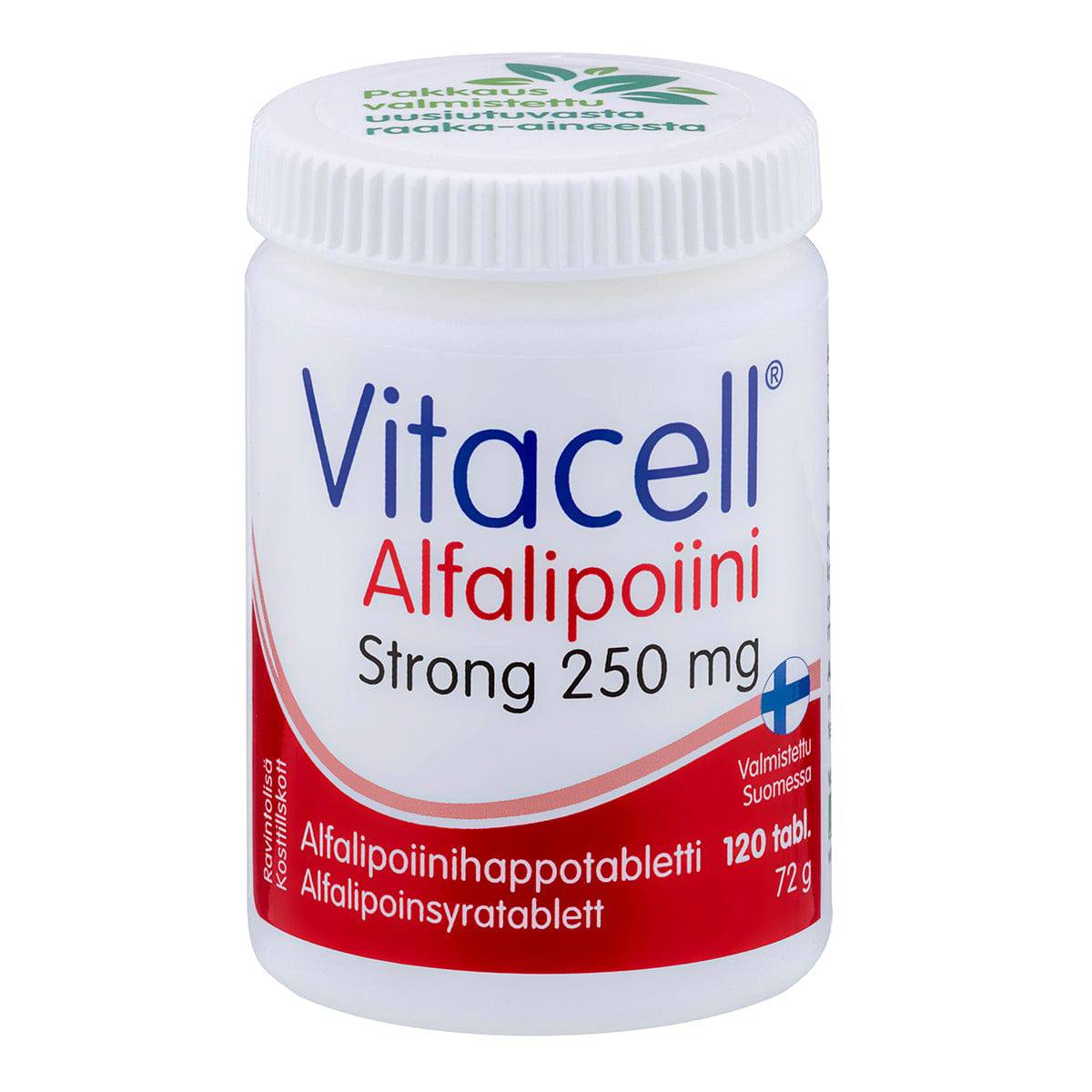 Vitacell Alfalipoiini Strong 250 mg 120 tabl. - integratoridirecthub.com
