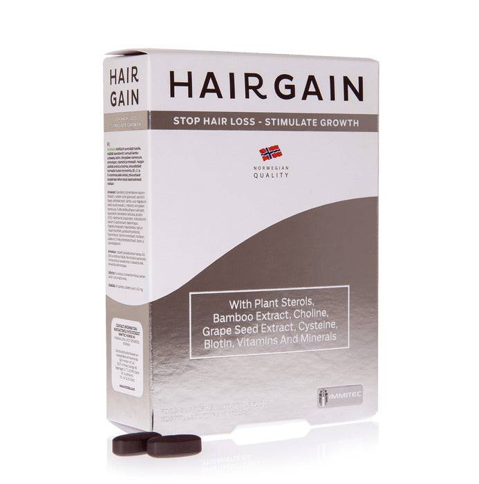 Immitec Hairgain - Ravintolisä hiuksille 60 tabl. - integratoridirecthub.com