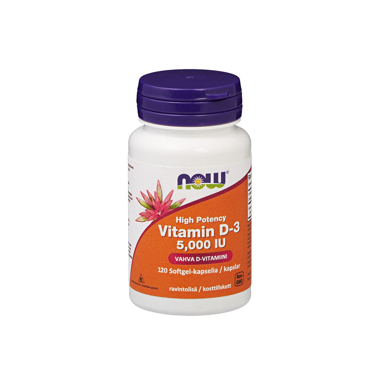 Now Foods D3-vitamiini 5,000 IU 120 kaps. - integratoridirecthub.com