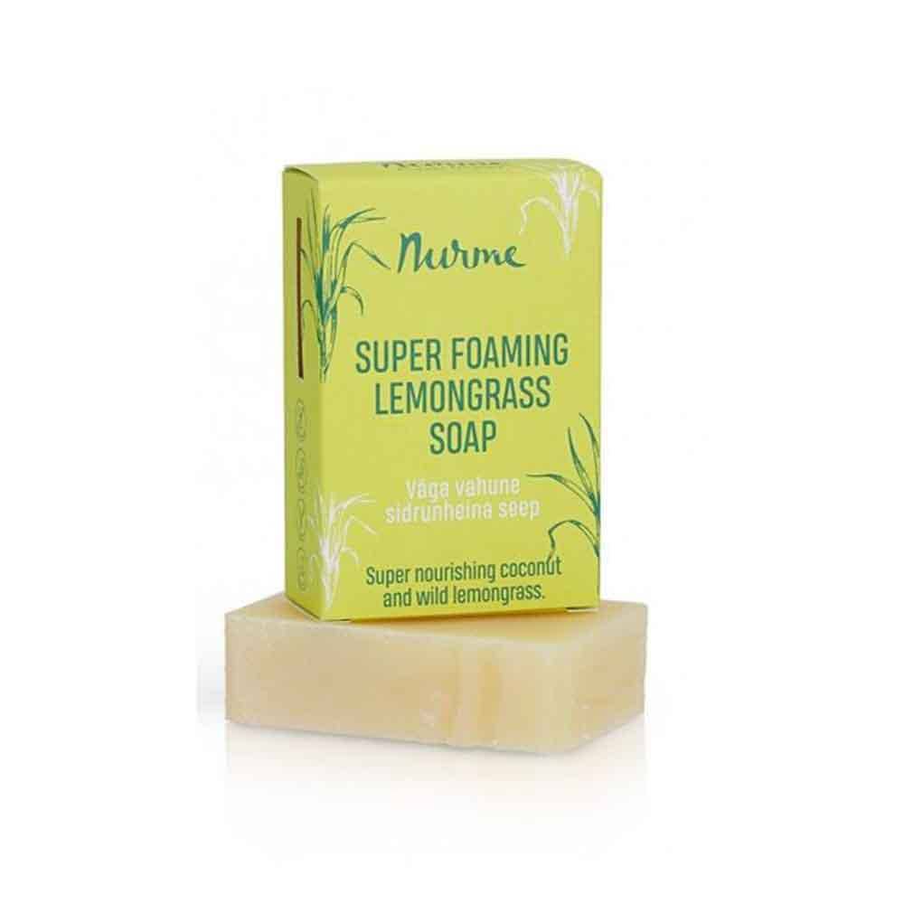 Nurme Super Foaming Lemongrass Soap - Sitruunaruoho Palasaippua 100 g - integratoridirecthub.com