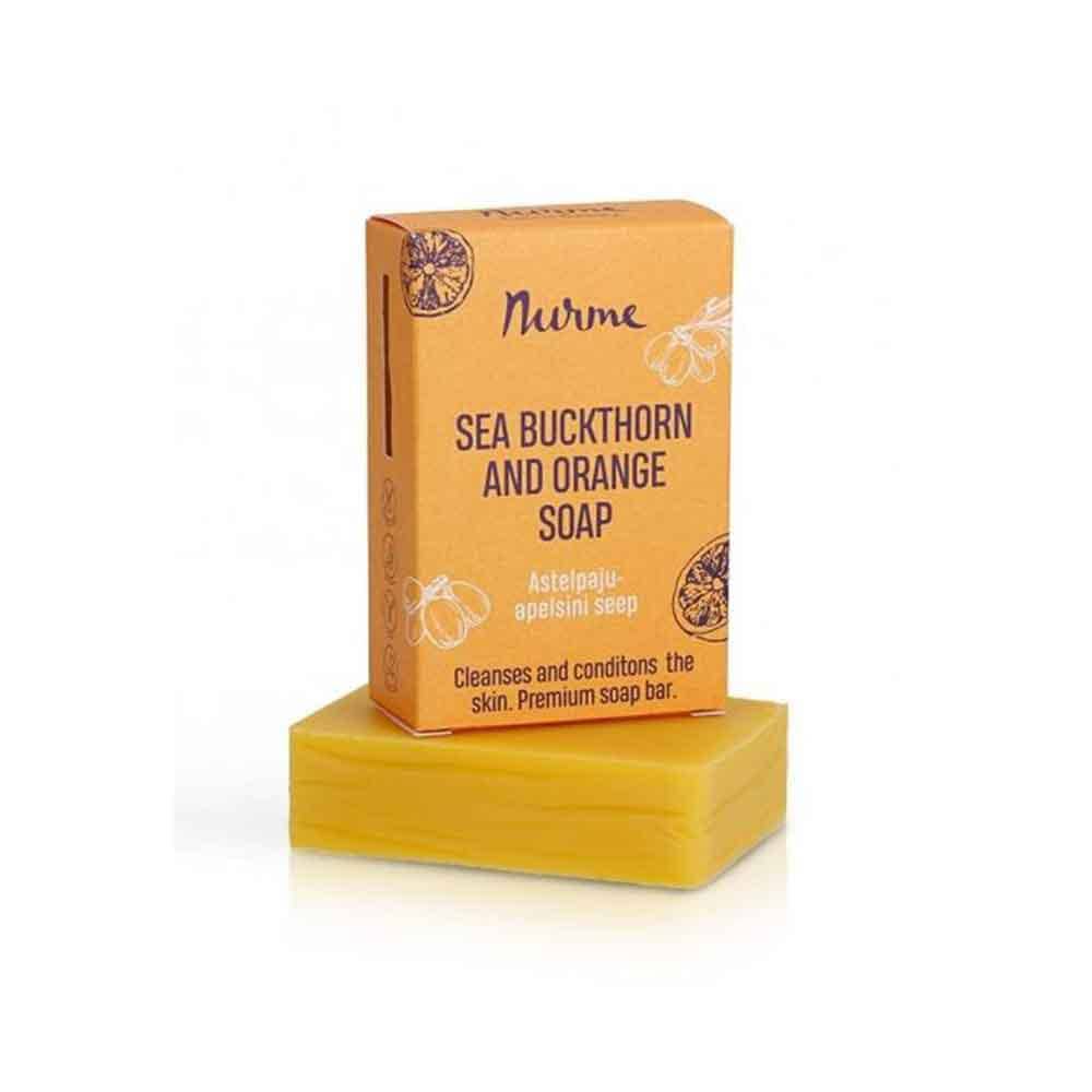 Nurme Sea Buckthorn and Orange Soap - Tyrni & appelsiini Palasaippua 100 g - integratoridirecthub.com