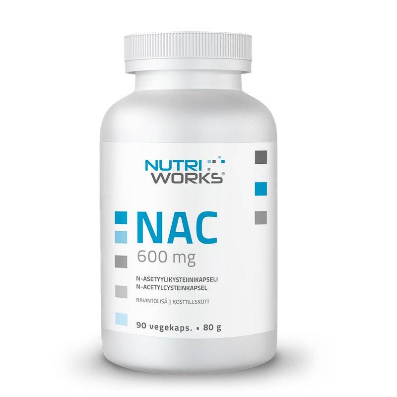 Nutri Works NAC 600 mg 90 kaps. - integratoridirecthub.com