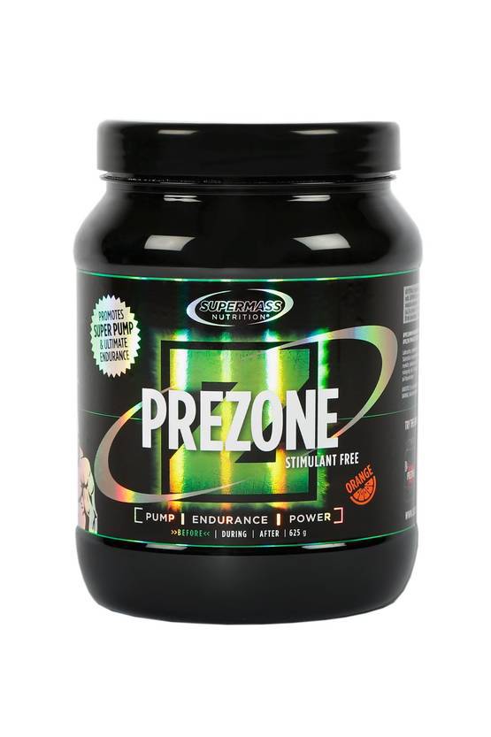 Supermass Nutrition PREZONE Stimulant Free Orange - Tehonlisääjä 625 g - integratoridirecthub.com