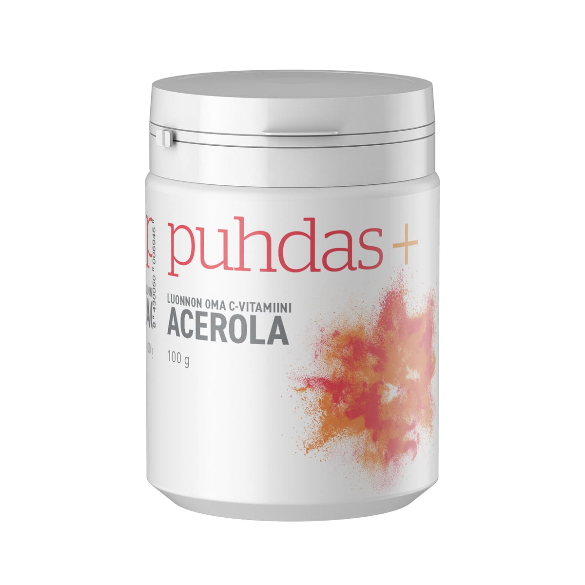 Puhdas+ Acerola Luonnon Oma C-vitamiini - Acerolauutejauhe 100 g - integratoridirecthub.com