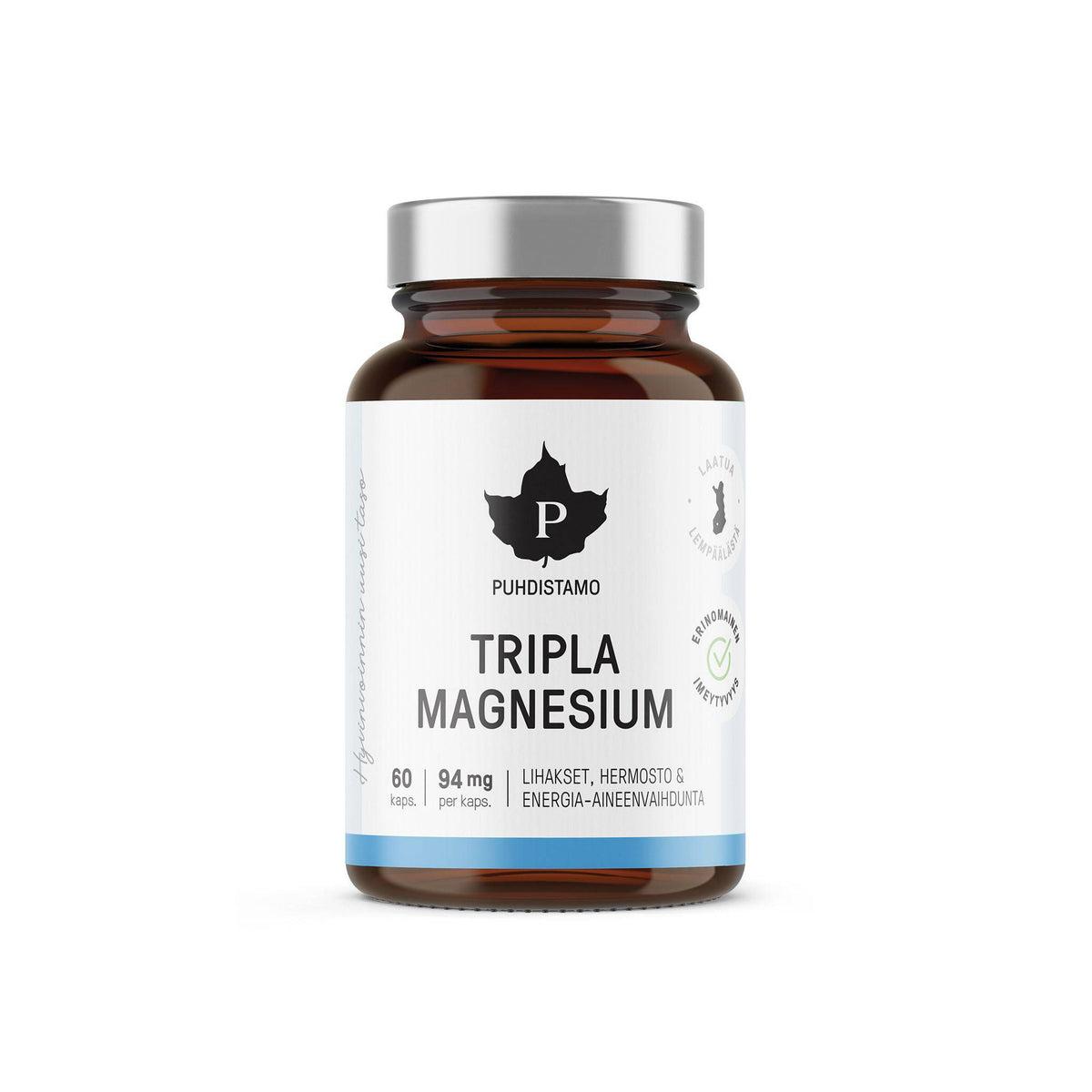 Puhdistamo Tripla Magnesium 60 kaps. - integratoridirecthub.com