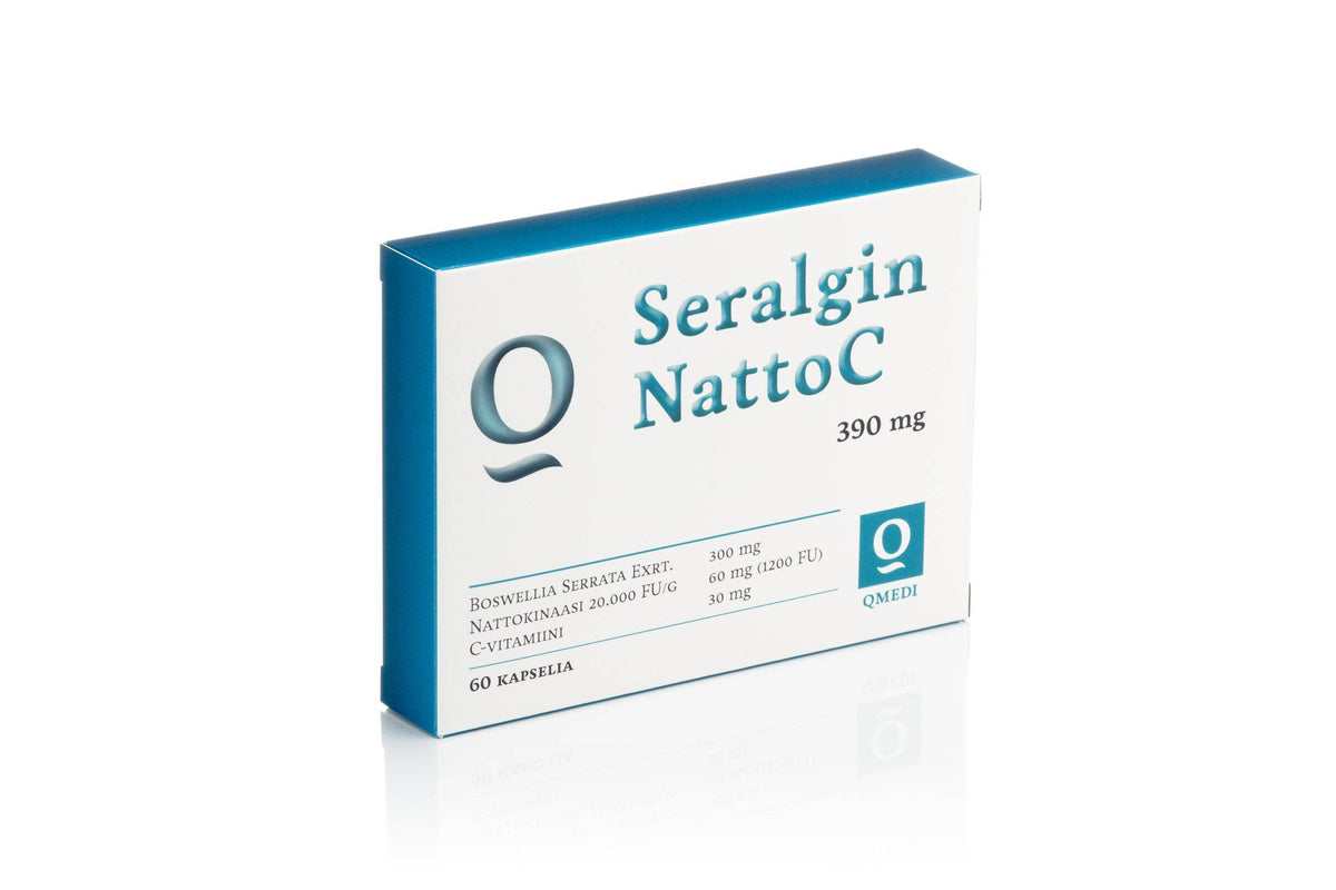 QMedi Seralgin NattoC 390 mg 60 kaps. - integratoridirecthub.com