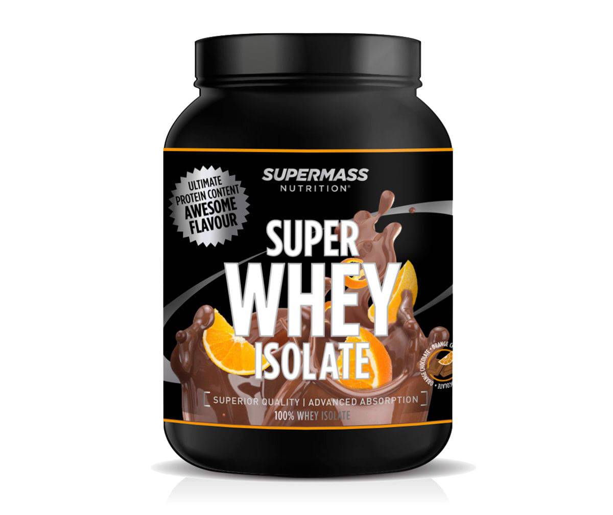 Supermass Nutrition Super Whey Isolate Orange & chocolate 1300 g - integratoridirecthub.com