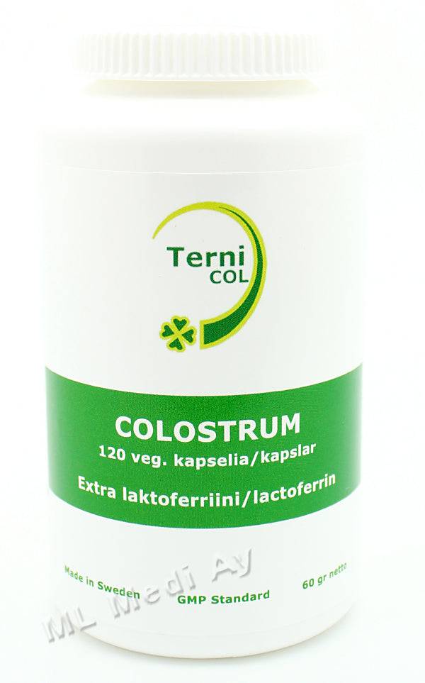TerniCOL Colostrum Ternimaitokapseli 120 kaps. - integratoridirecthub.com