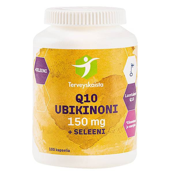 Terveyskaista Q10 Ubikinoni 150 mg + Seleeni 100 kaps. - integratoridirecthub.com