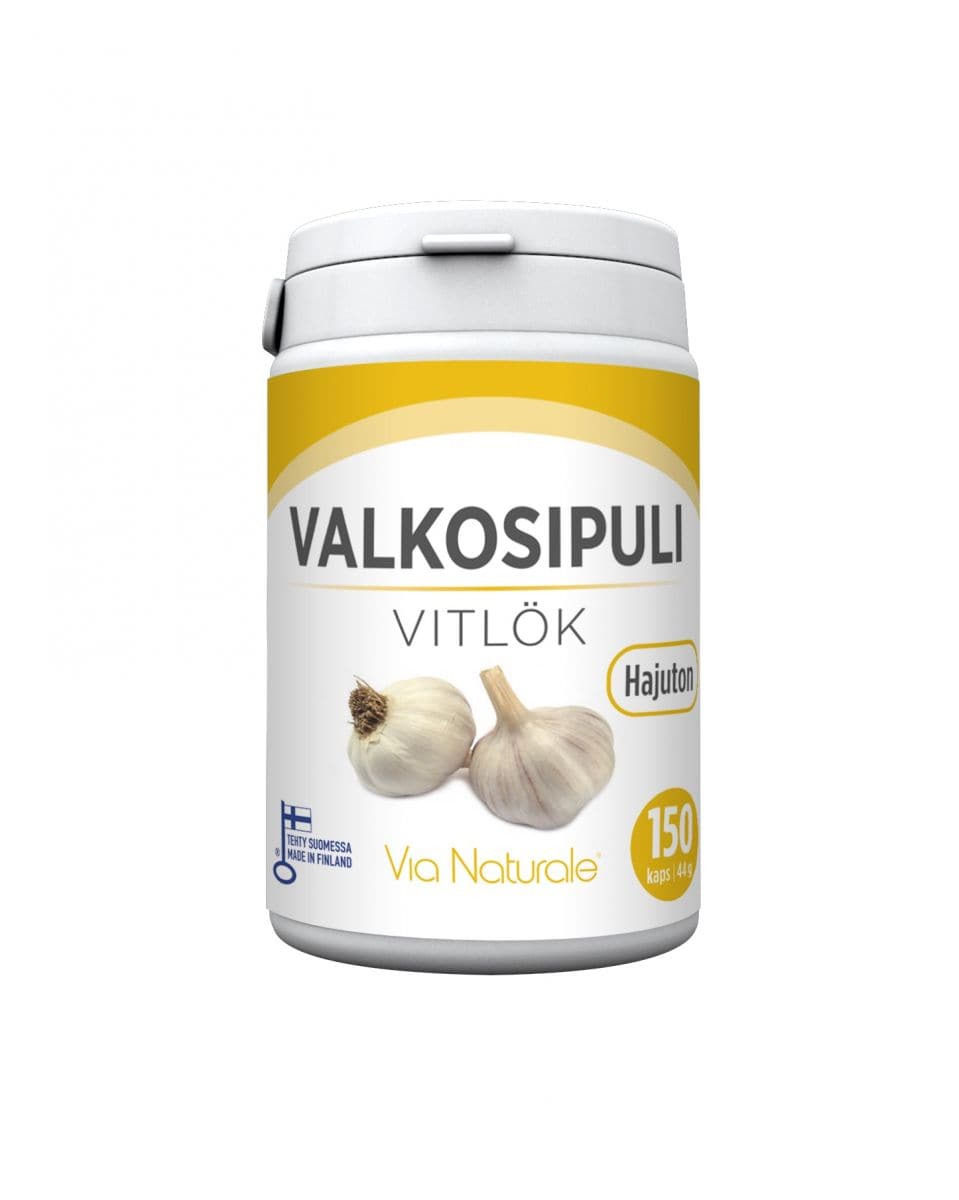 Valkosipuli - Hajuton kapseli 150 kaps. - integratoridirecthub.com