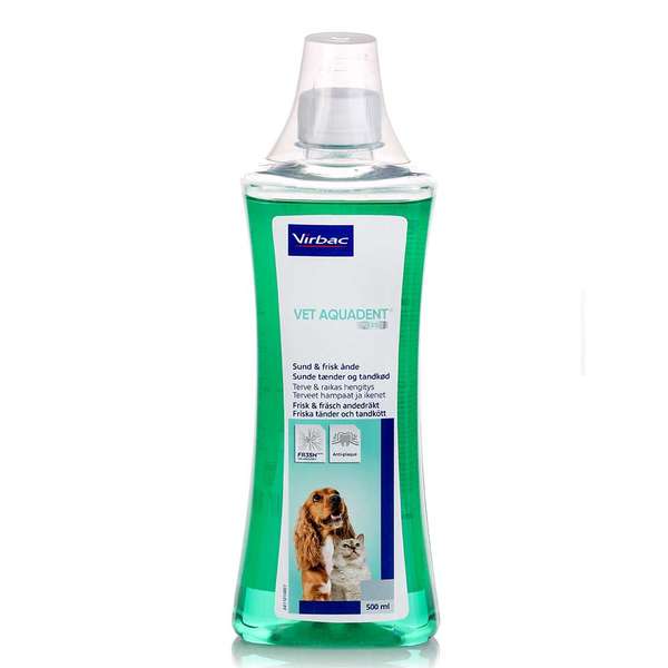 Virbac Vet Aquadent FR3SH - Terve ja raikas hengitys koirille ja kissoille 500 ml - integratoridirecthub.com