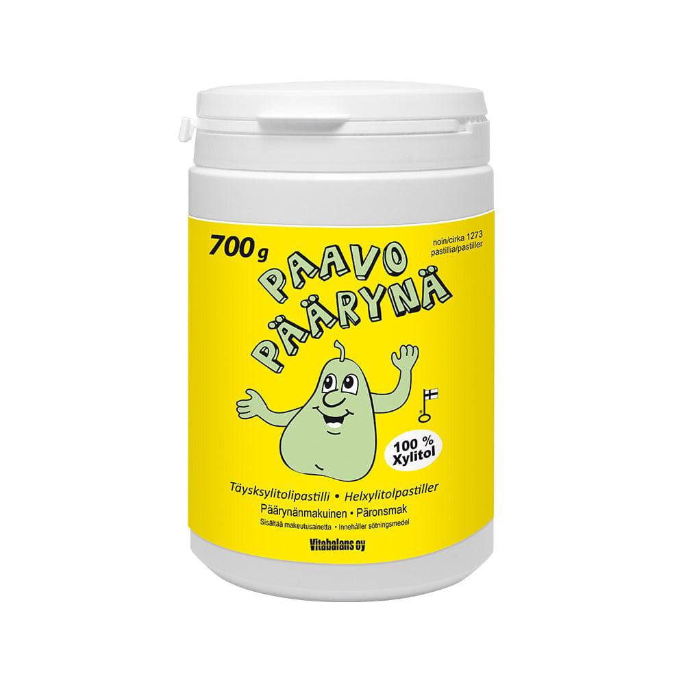 Vitabalans Paavo Päärynä Täysksylitolipastilli 700 g - integratoridirecthub.com