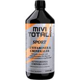 Mivitotal Sport - Nestemäinen monivitamiini- ja kivennäisainevalmiste 1000 ml. - Päiväys 04/2025 - integratoridirecthub.com