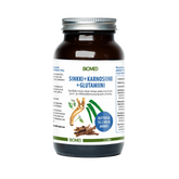 Biomed Sinkki + Karnosiini + Glutamiini - Juomajauhe 120 g - integratoridirecthub.com