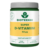 Bioteekki Super D-vitamiini 50 µg 100 kaps. - integratoridirecthub.com