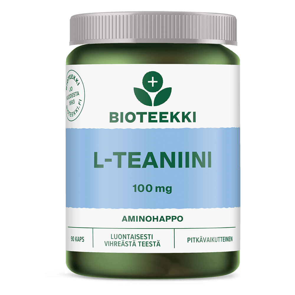 Bioteekki L-Teaniini 100 mg 90 kaps. - integratoridirecthub.com