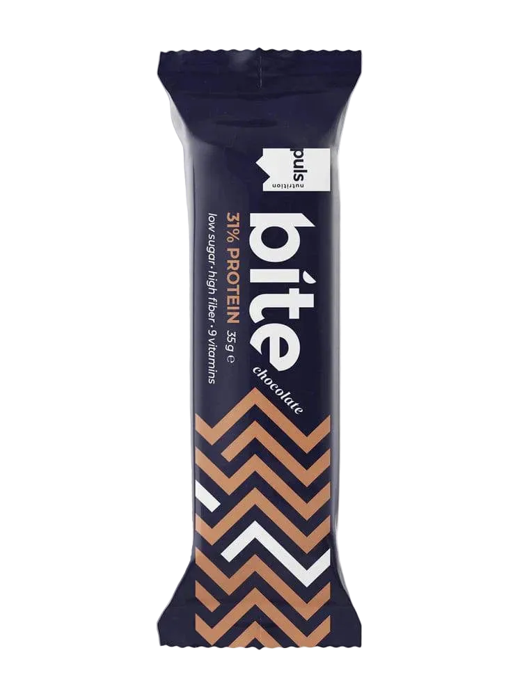 Puls Nutrition Bite Protein Bar Choco - Proteiinipatukka suklaa 35 g - integratoridirecthub.com