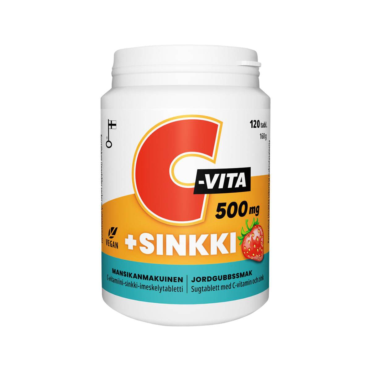 C-vita 500 mg + Sinkki 15 mg - Imeskelytabletti - integratoridirecthub.com