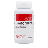 Natura Media Ruusunmarja C-vitamiini 600 mg 100 kaps. - integratoridirecthub.com
