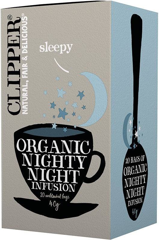 Clipper Nighty Night Infusion - Yrttitee 20 teepussia - integratoridirecthub.com