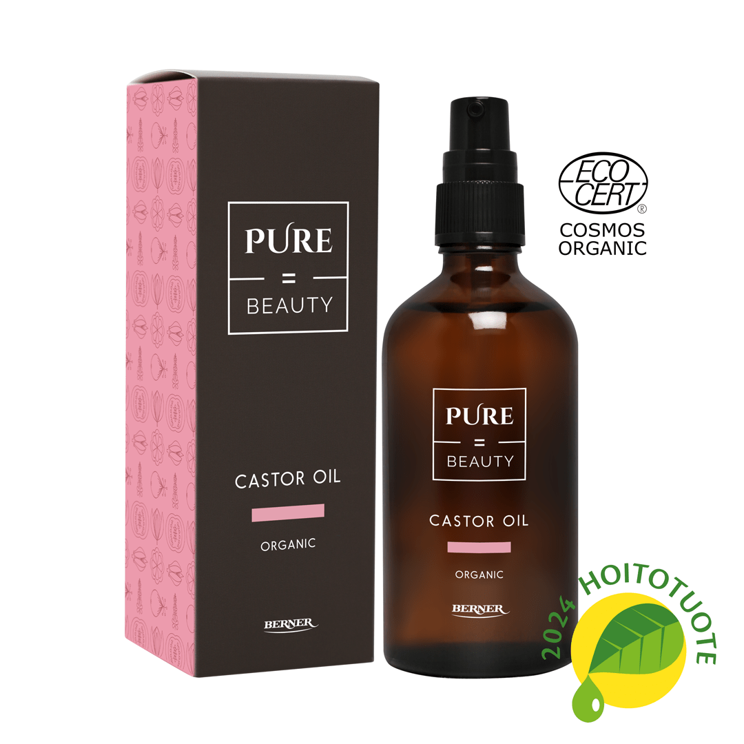 Pure=Beauty Castor Oil - Risiiniöljy 100 ml - integratoridirecthub.com