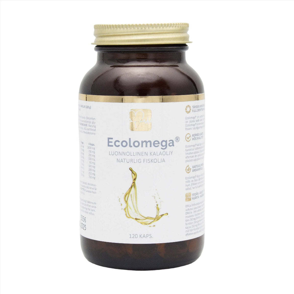 Ecolomega kalaöljykapseli 120 kaps. - integratoridirecthub.com