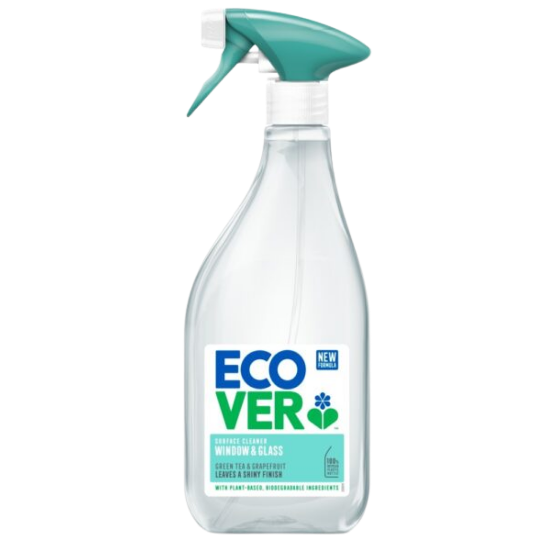 Ecover, Ikkunan Puhdistussuihke, Vihreä tee & Greippi, 500 ml