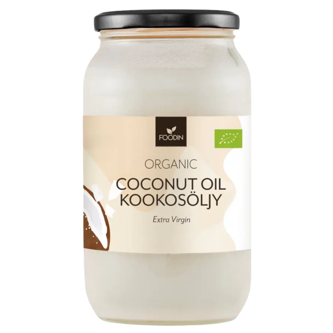Foodin Luomu Neitsytkookosöljy 1 L, integratoridirecthub.com