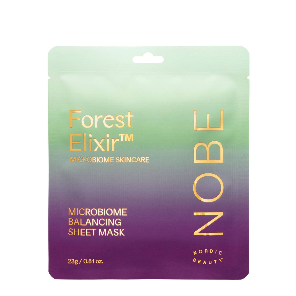 NOBE Forest Elixir Balancing Sheet Mask - Kangasnaamio 1 kpl - integratoridirecthub.com