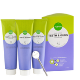 Nutrolin Teeth & Gums omegatahna, säästöpakkaus 600 g, 3x200g tuubia, integratoridirecthub.com