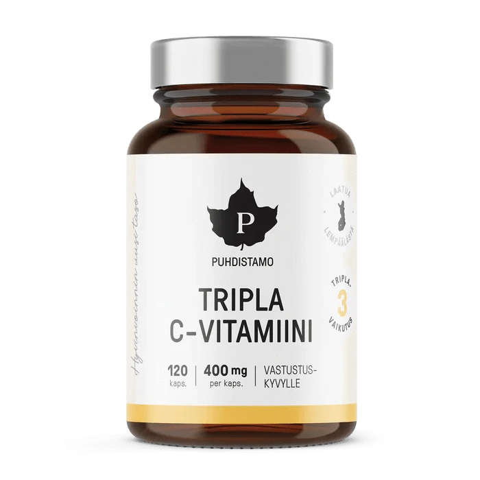 Puhdistamo Tripla C-vitamiini 400 mg 120 kaps. - poistetaan - integratoridirecthub.com