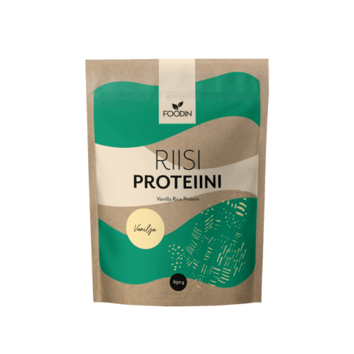 Foodin Riisi Proteiini Vanilja 650 g - integratoridirecthub.com