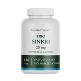 Sinunapteekin Trio Sinkki 25 mg 150 kaps. - integratoridirecthub.com
