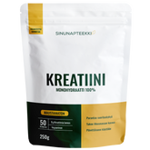 Sinunapteekin Kreatiini monohydraatti, maustamaton 250 g pussi, integratoridirecthub.com