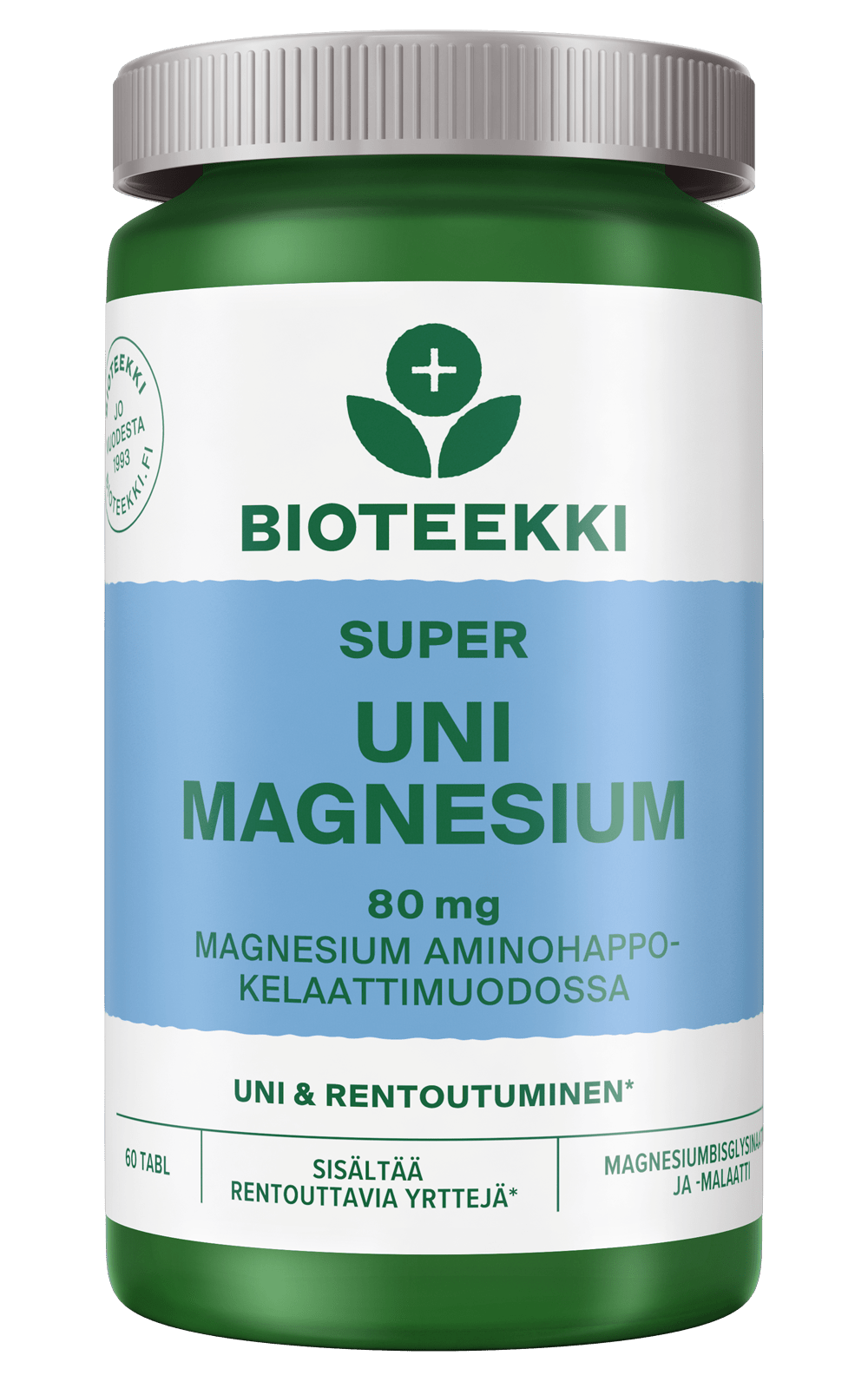 Bioteekki Super Uni Magnesium 60 tabl. - integratoridirecthub.com