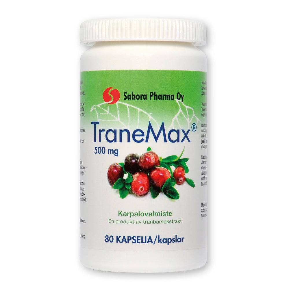 TraneMax karpalovalmiste 500 mg 80 kaps. - integratoridirecthub.com