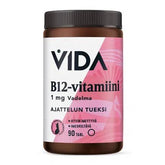 Vida B12-Vitamiini 1 mg Vadelma 90 tabl. - integratoridirecthub.com