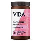 Vida Karnosiini 400 mg + E-Vitamiini 60 kaps. - integratoridirecthub.com