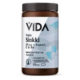 Vida Tripla Sinkki 25 mg + Kupari, C & B6 120 kaps - integratoridirecthub.com