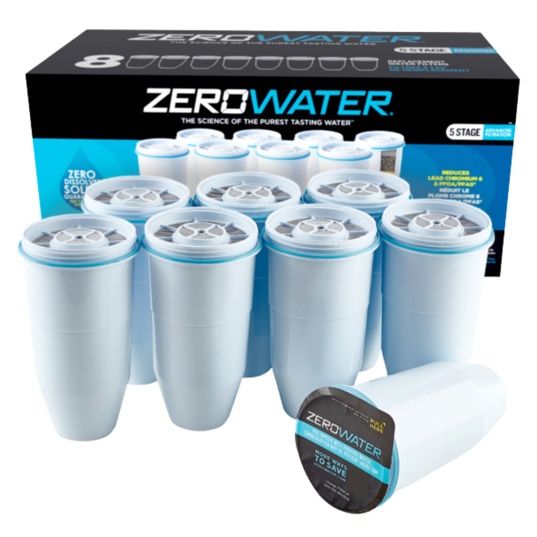 ZeroWater vaihtosuodatin SÄÄSTÖPAKKAUS 8 kpl, integratoridirecthub.com