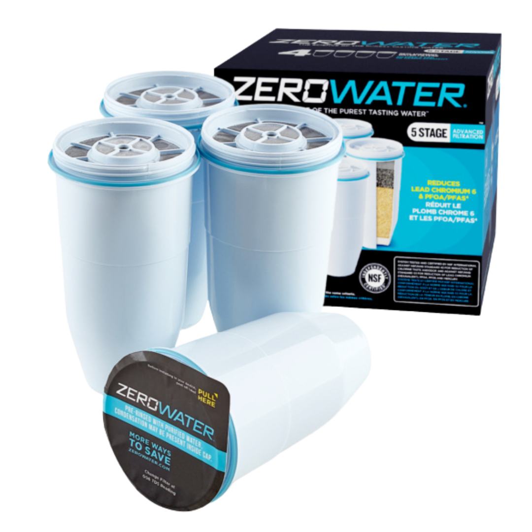 ZeroWater vaihtosuodatinpaketti 4 kpl, integratoridirecthub.com