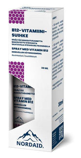 Nordaid B12 - Vitamiini suusuihke 30 ml - integratoridirecthub.com