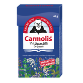 Carmolis Yrttipastilli, sokeriton 45 g - integratoridirecthub.com