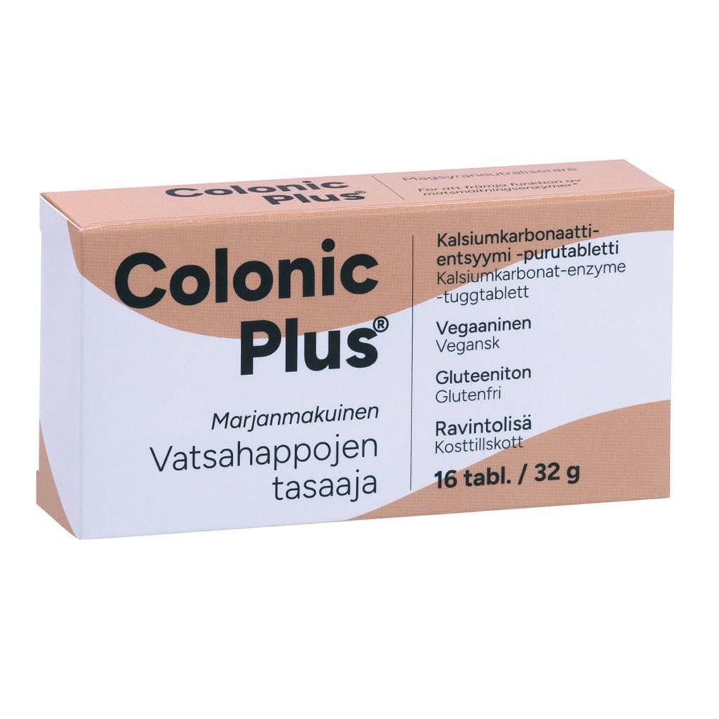 Colonic Plus Vatsahappojen tasaaja 16 tabl. - integratoridirecthub.com