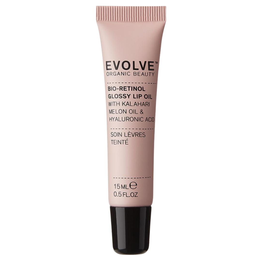 Evolve Organic Beauty Bio-Retinol Glossy Lip Oil - Huuliöljy 15 ml - integratoridirecthub.com